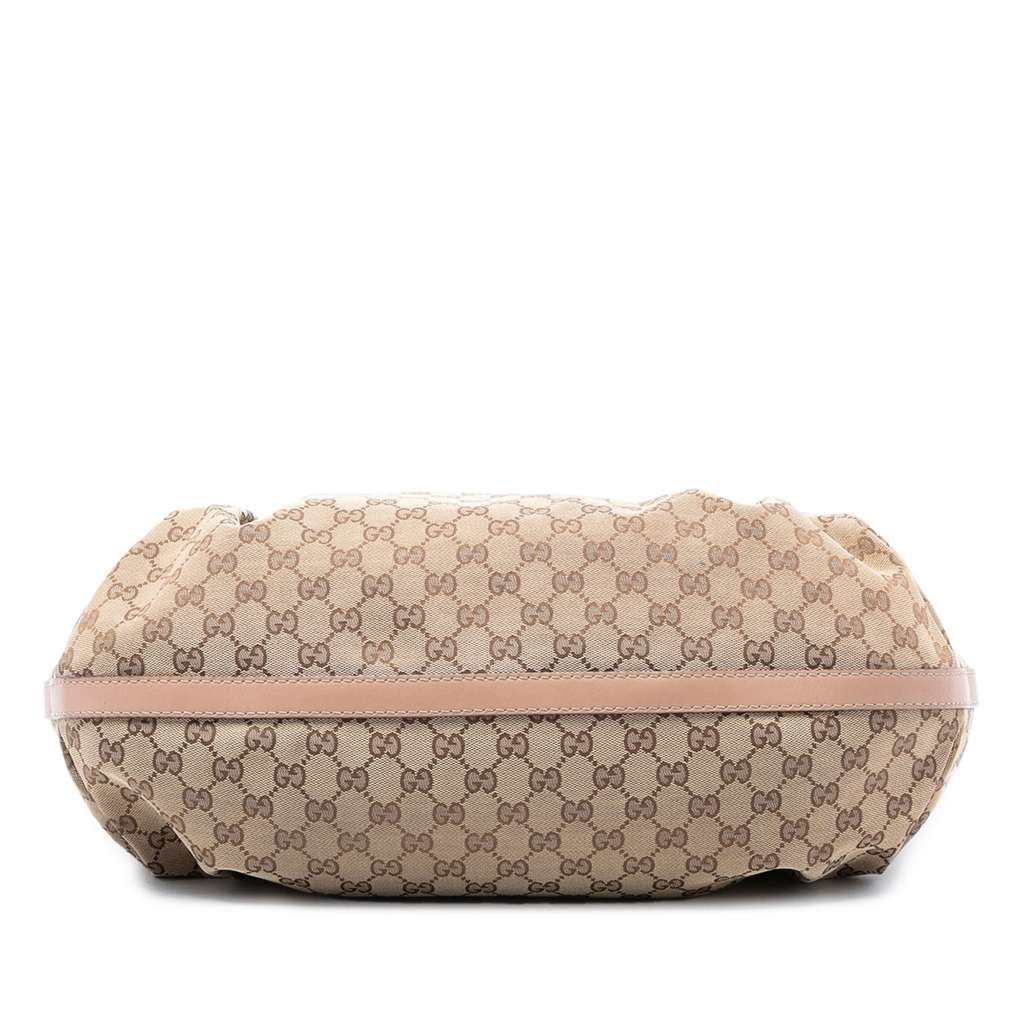 Gucci Large GG Canvas Scarlett Tote Brown Canvas Good condition - Inside View