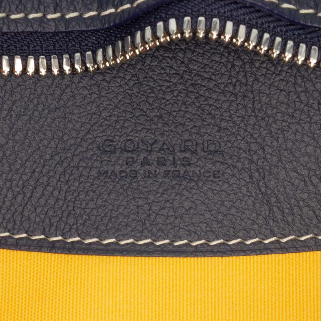 Goyard Goyardine Hirondelle Blue Canvas Good condition - Box View