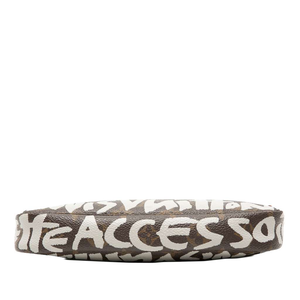 Louis Vuitton Stephen Sprouse Monogram Graffiti Pochette Accessoires Brown Good condition - Inside View