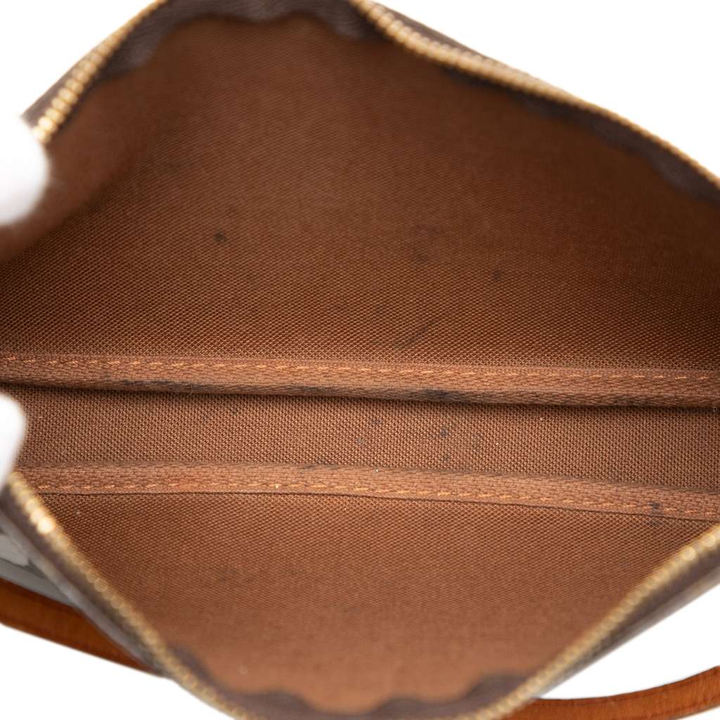 Louis Vuitton Stephen Sprouse Monogram Graffiti Pochette Accessoires Brown Good condition - Model View