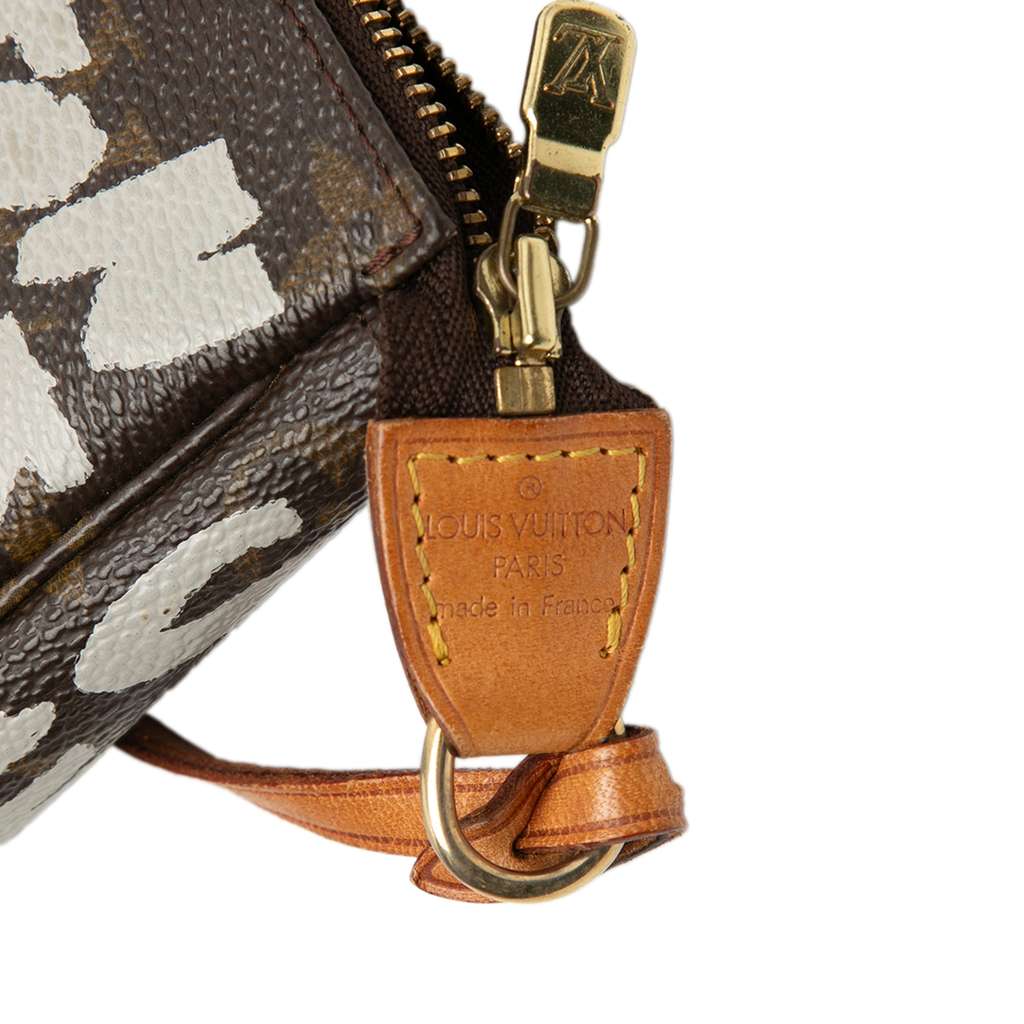 Louis Vuitton Stephen Sprouse Monogram Graffiti Pochette Accessoires Brown Good condition - Box View