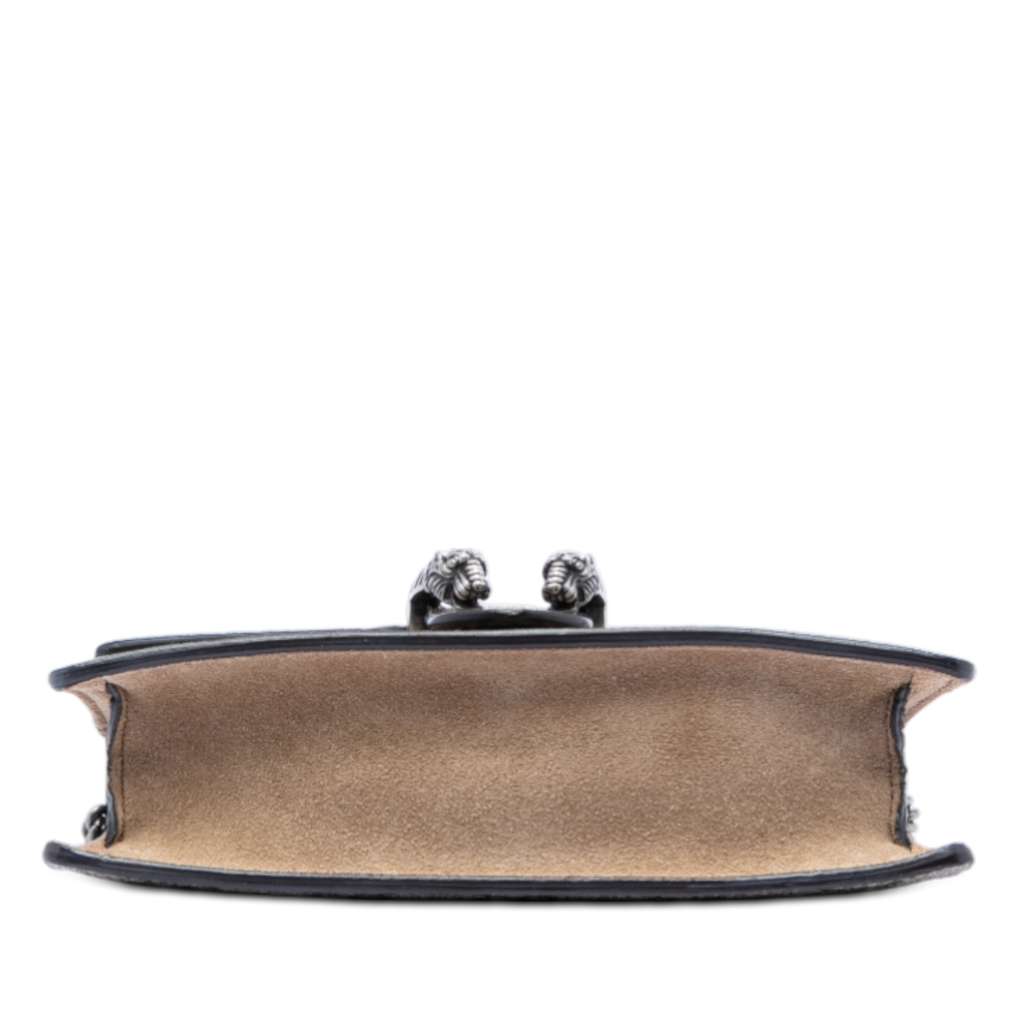Gucci Mini GG Supreme Dionysus Crossbody Brown Canvas Good condition - Inside View