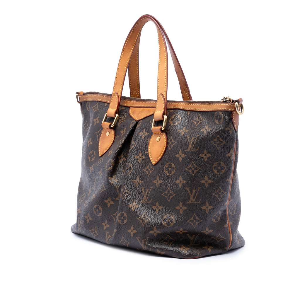 Louis Vuitton Monogram Palermo PM Brown Good condition - Back View