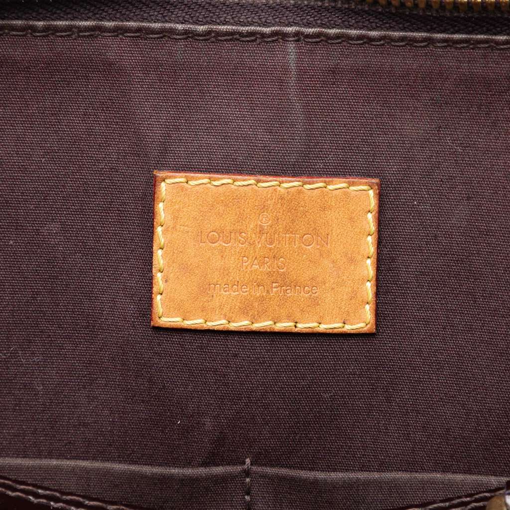 Louis Vuitton Monogram Vernis Alma MM Red Leather Good condition - Box View