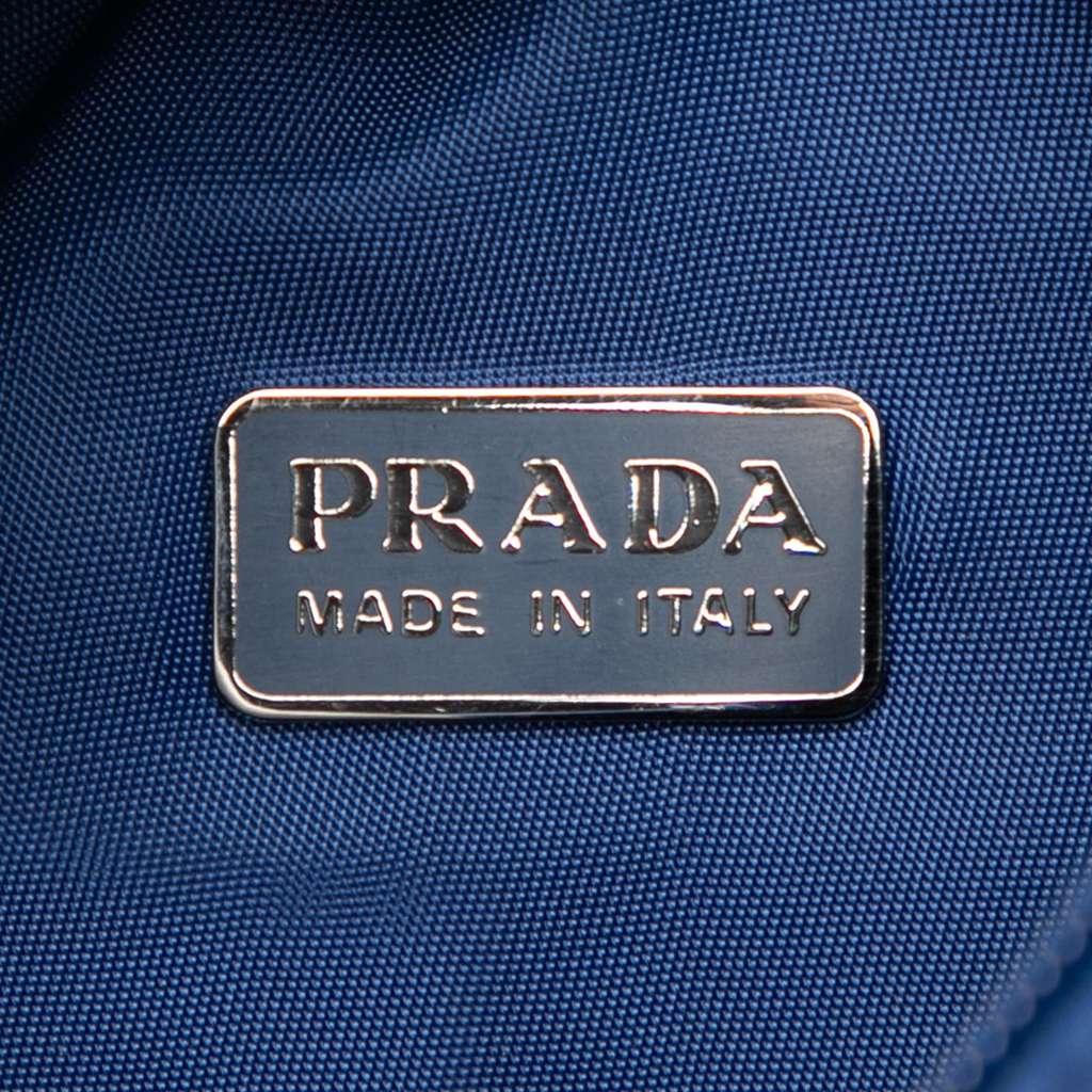 Prada Mini Tessuto Sport Shoulder Bag Blue Good condition - Box View