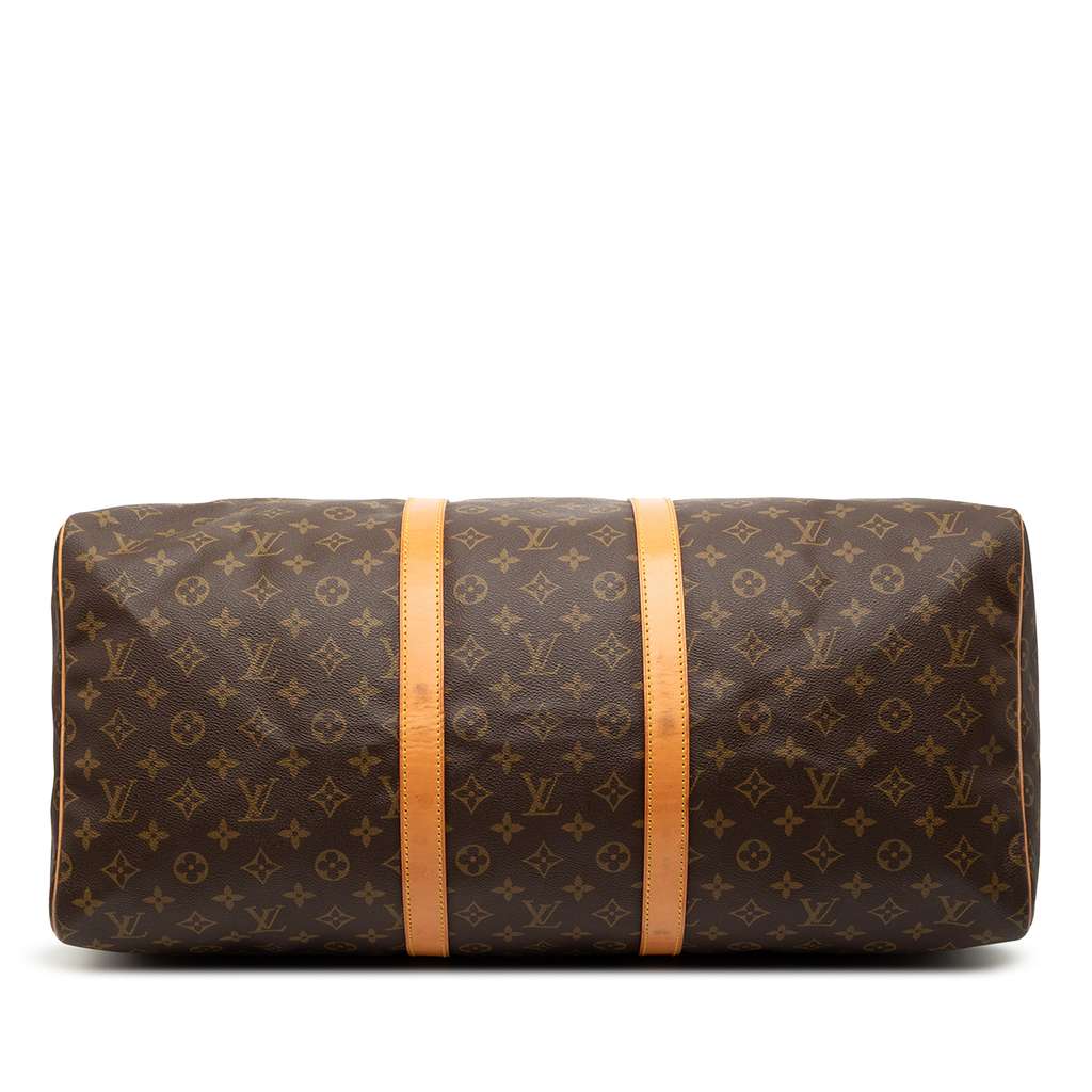 Louis Vuitton Monogram Keepall 55 Brown Good condition - Inside View