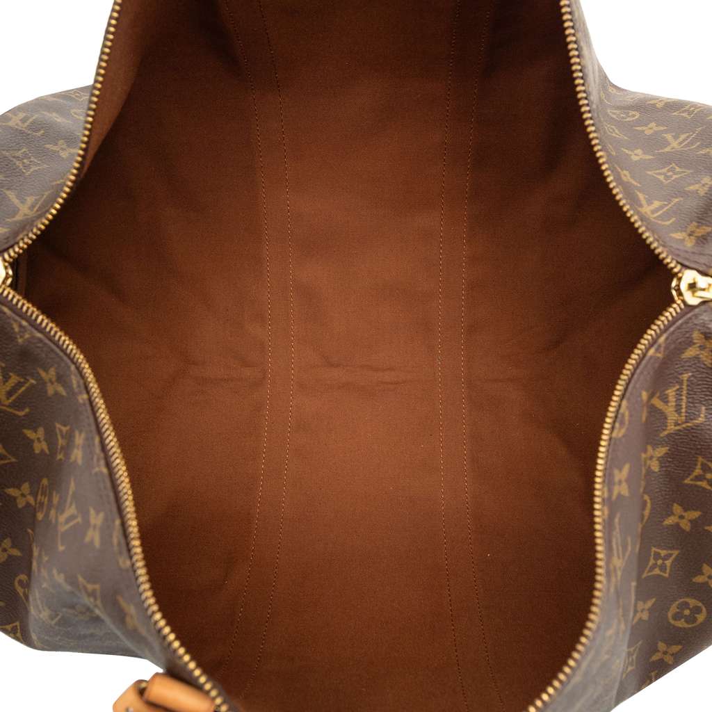Louis Vuitton Monogram Keepall 55 Brown Good condition - Model View