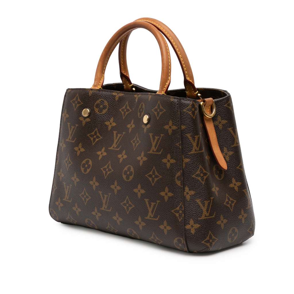 Louis Vuitton Monogram Montaigne BB Brown Good condition - Back View
