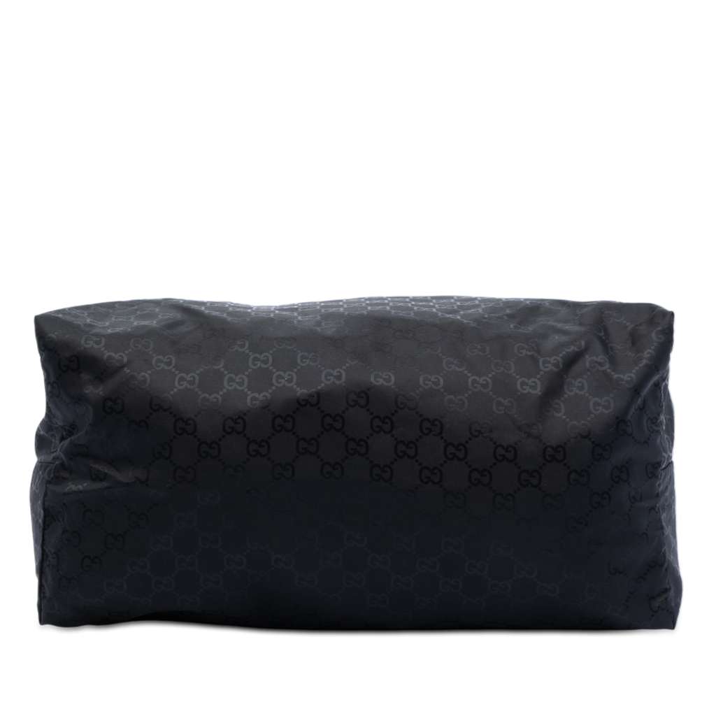Gucci GG Nylon Travel Bag Black Good condition - Inside View