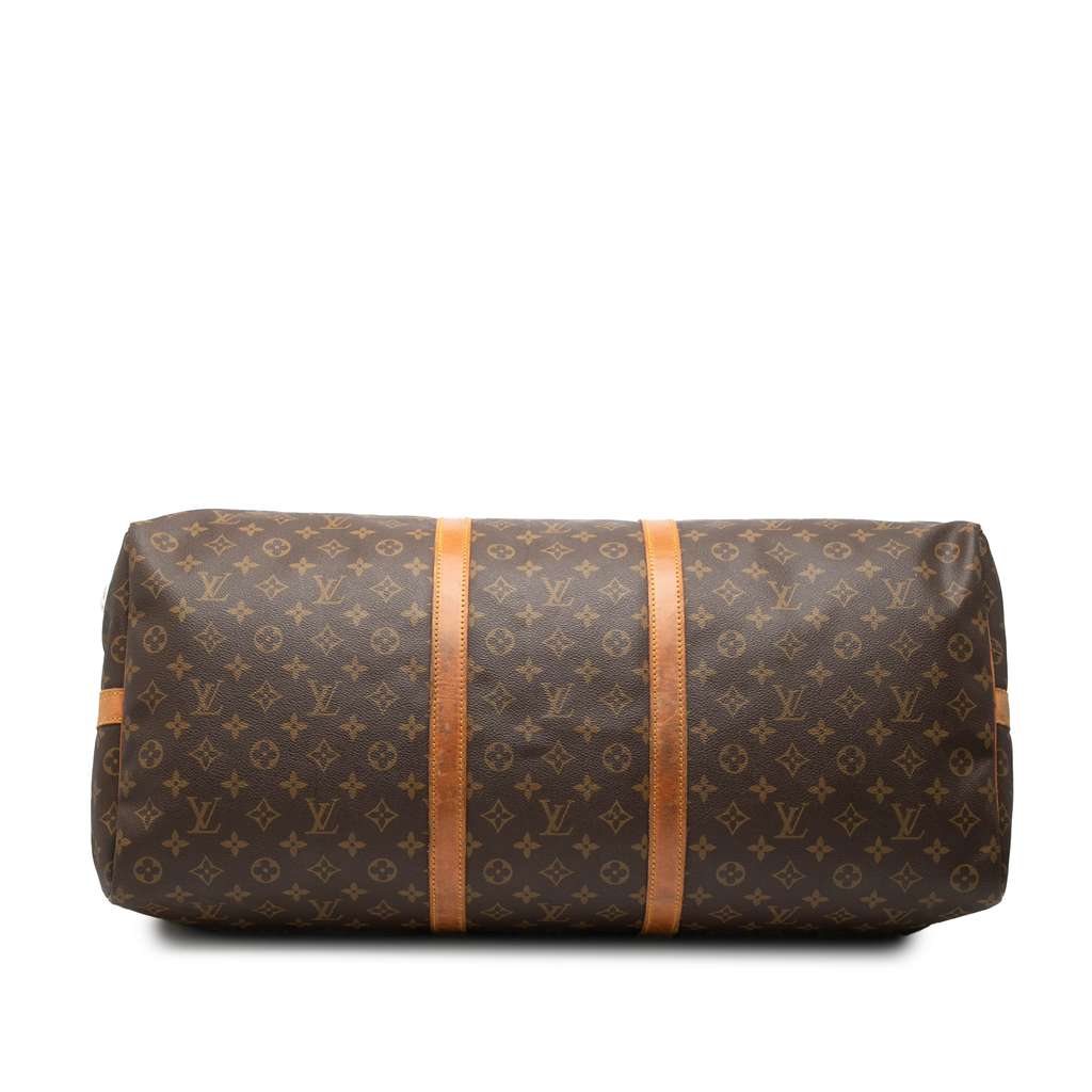 Louis Vuitton Monogram Keepall Bandouliere 60 Brown Good condition - Inside View
