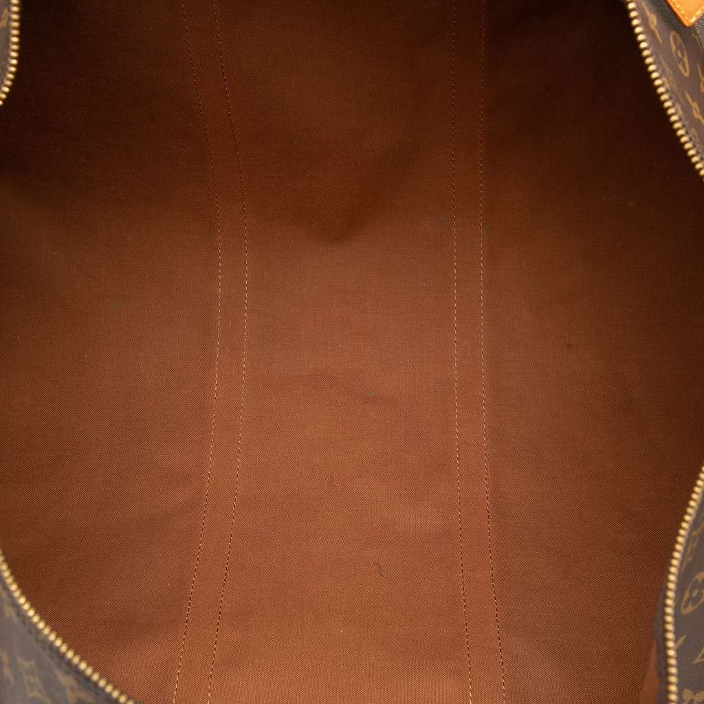 Louis Vuitton Monogram Keepall Bandouliere 60 Brown Good condition - Model View