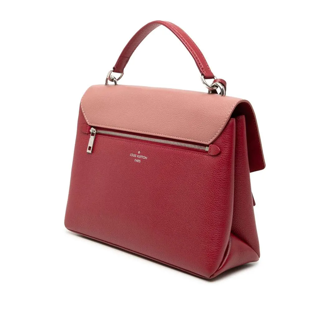 Louis Vuitton MyLockMe Handle Bag Pink Leather Good - Back View