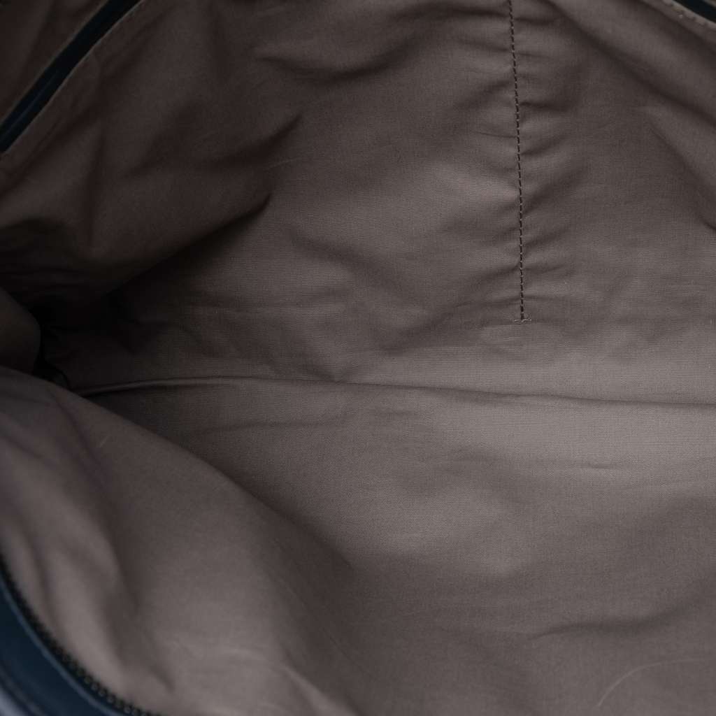 Bottega Veneta Nappa Intrecciato Business Bag Blue Leather Good condition - Model View