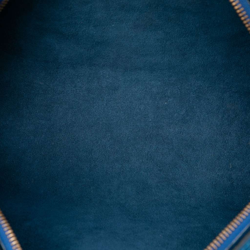 Louis Vuitton Epi Soufflot Blue Leather Good condition - Model View