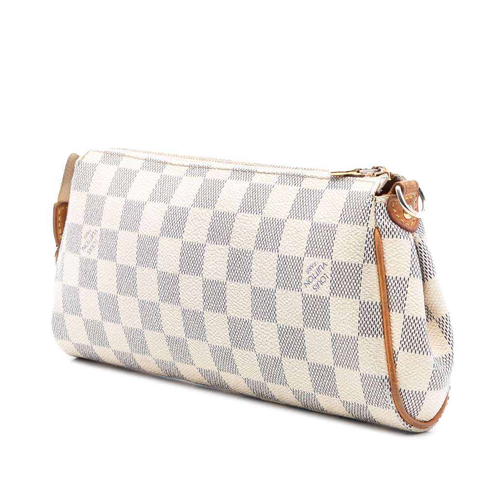 Louis Vuitton Damier Azur Eva White Good condition - Back View