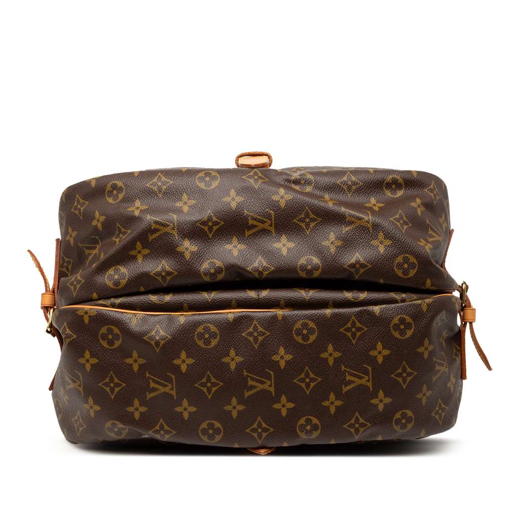Louis Vuitton Monogram Saumur 35 Brown Good condition - Inside View