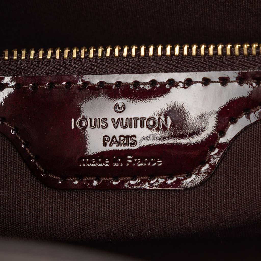 Louis Vuitton Monogram Vernis Wilshire PM Purple Leather Good condition - Box View