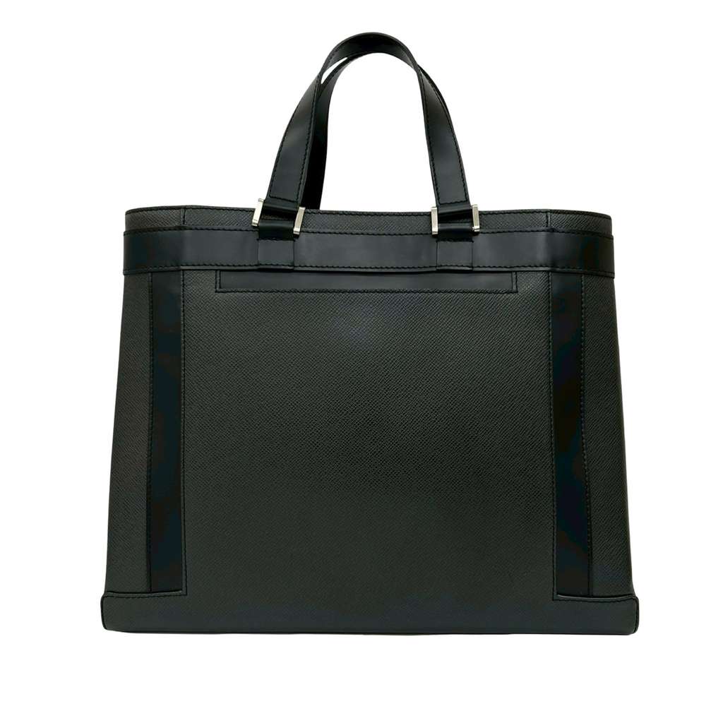 Louis Vuitton Taiga Kasbek PM Black Leather Good condition - Back View