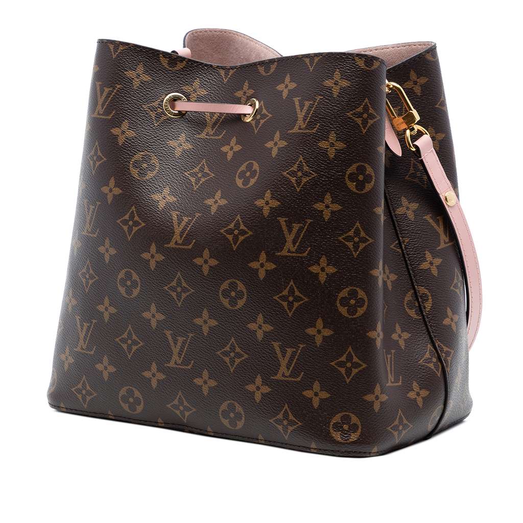 Louis Vuitton Monogram Neonoe MM Brown Good condition - Back View
