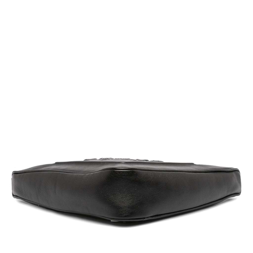 Prada Grace Lux Triangle Satchel Black Leather Good condition - Inside View