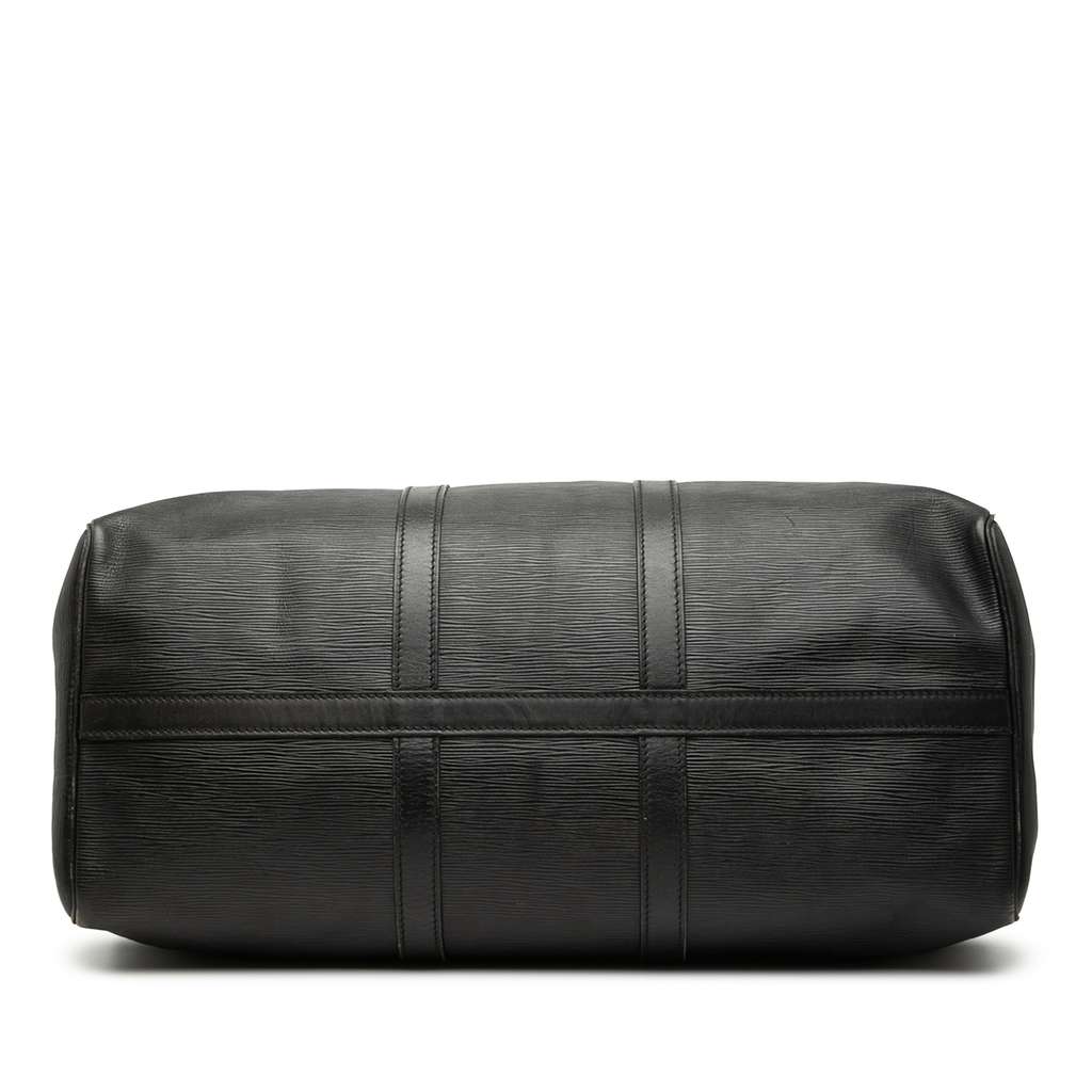 Louis Vuitton Epi Keepall 50 Black Leather Fair condition - Inside View