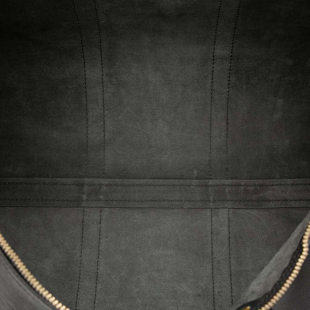Louis Vuitton Epi Keepall 50 Black Leather Fair condition - Model View