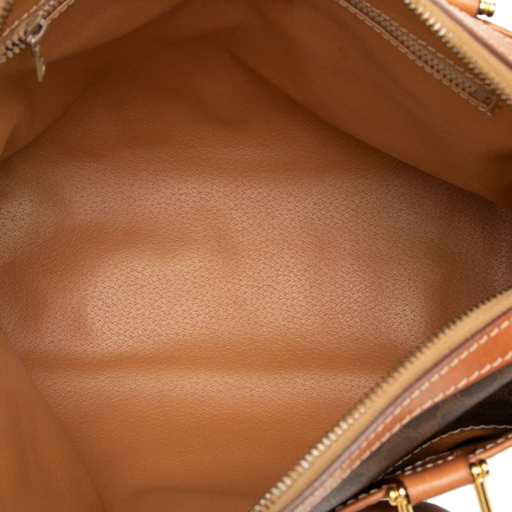 Celine Macadam Coated Canvas Handbag Brown Canvas Good condition - Model View