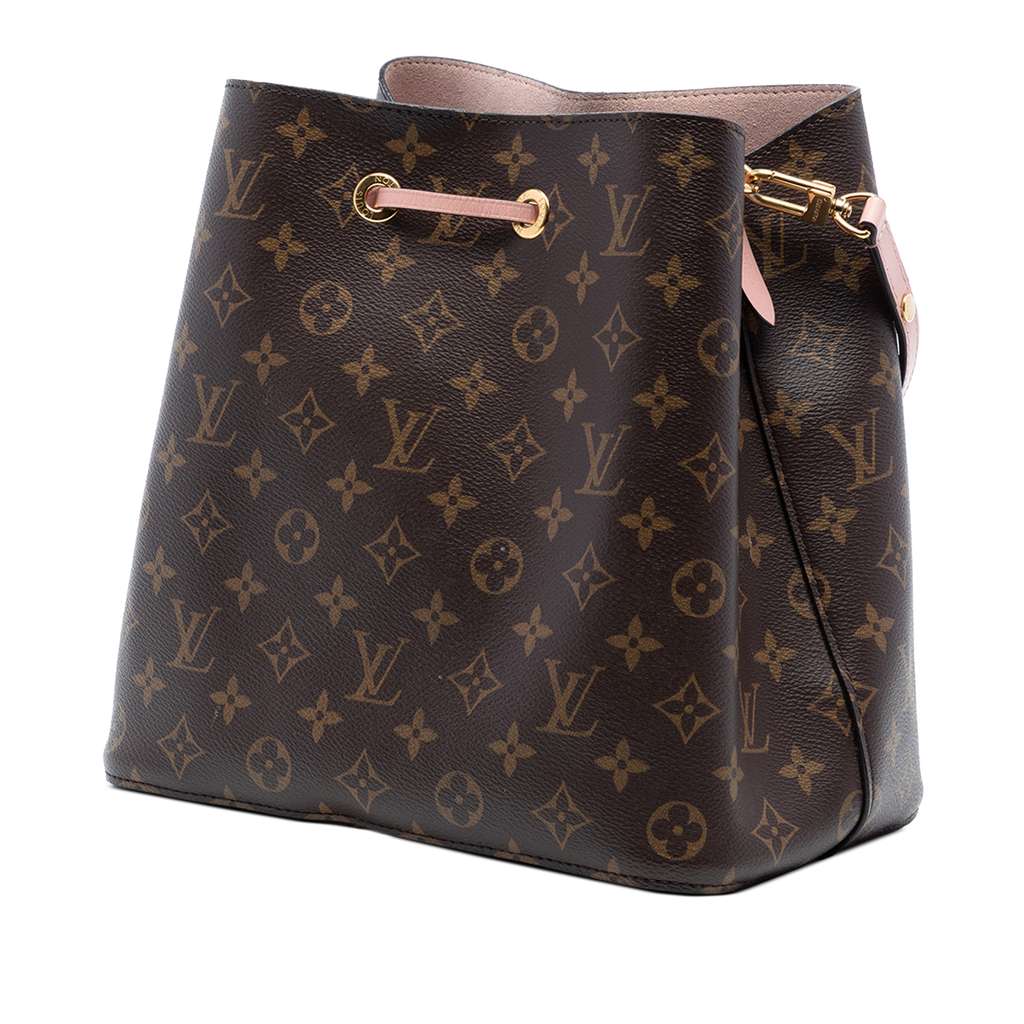 Louis Vuitton Monogram Neonoe MM Brown Good condition - Back View