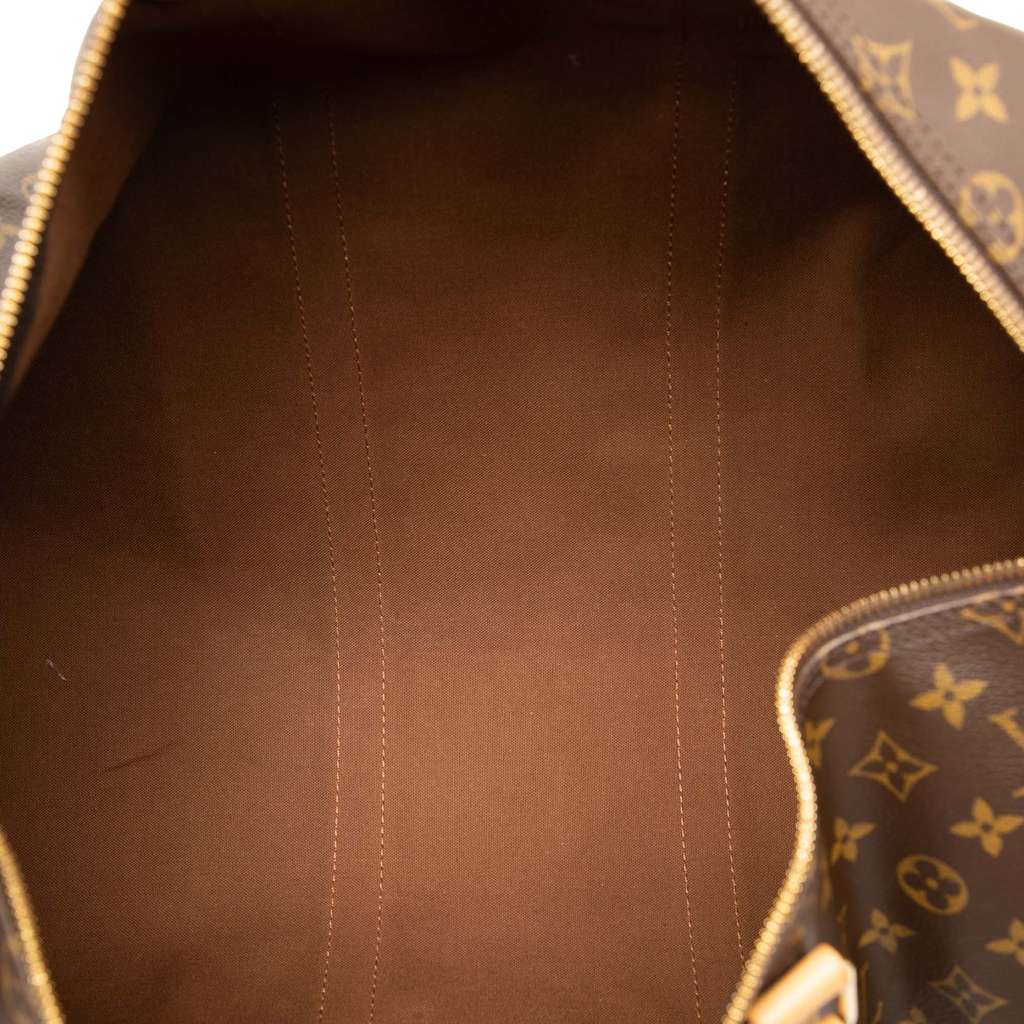 Louis Vuitton Monogram Keepall Bandouliere 50 Brown Good condition - Model View