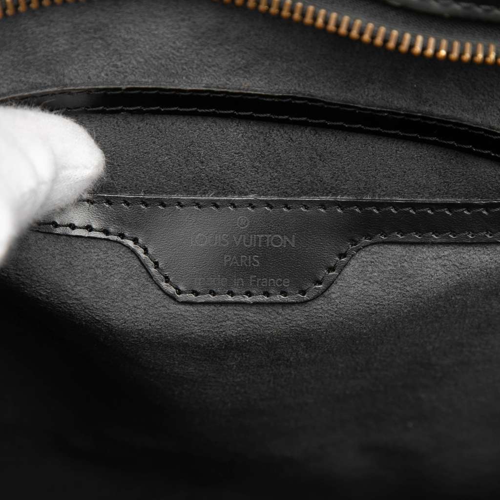 Louis Vuitton Epi Saint Jacques PM Short Strap Black Leather Good condition - Box View