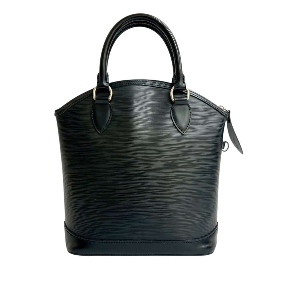 Louis Vuitton Epi Lockit Vertical Black Leather Good condition - Back View