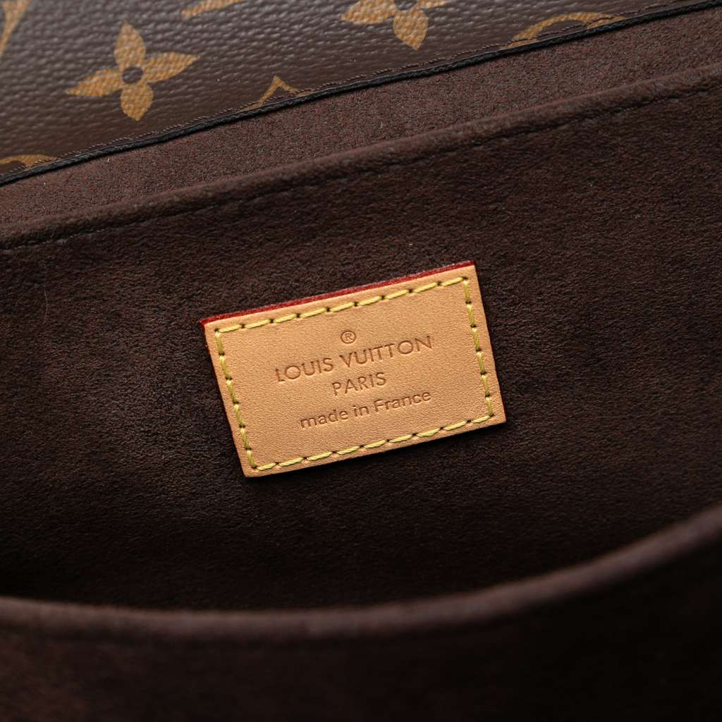 Louis Vuitton Monogram Pochette Metis Brown Good condition - Box View
