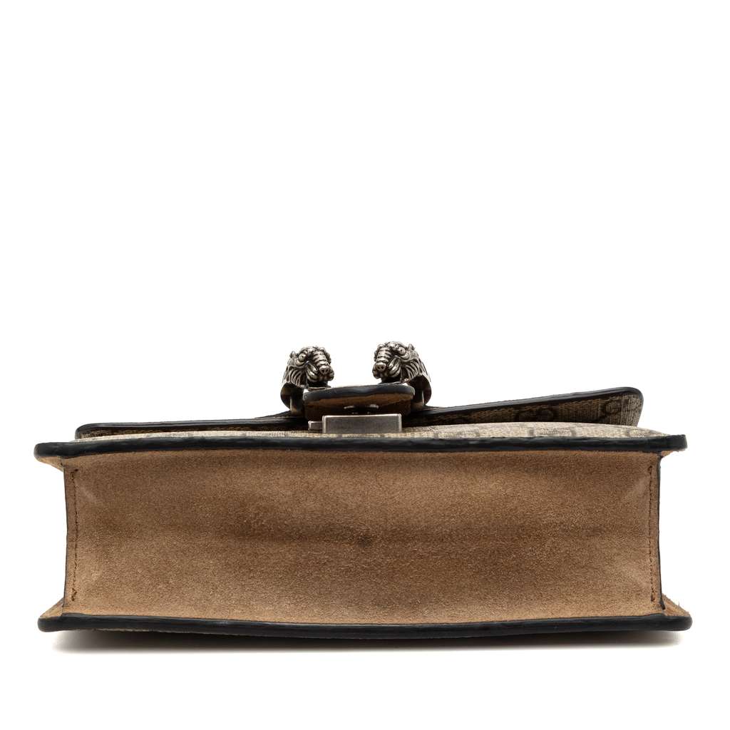 Gucci Small GG Supreme Dionysus Crossbody Brown Canvas Good condition - Inside View