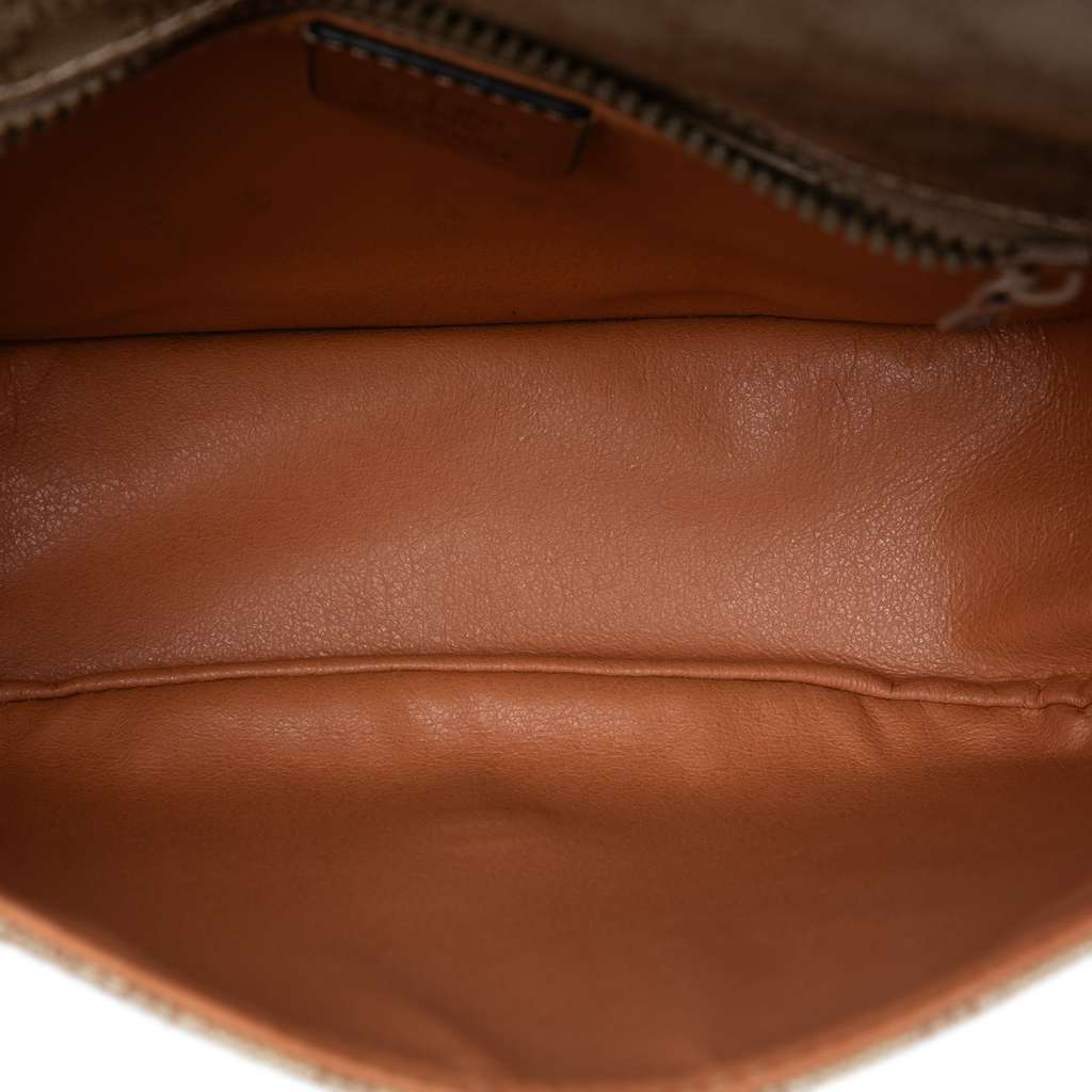 Celine Macadam Coated Canvas Crossbody Brown Canvas Good condition - Model View
