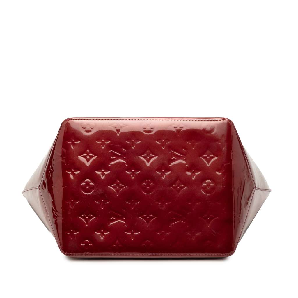 Louis Vuitton Monogram Vernis Bellevue PM Red Leather Good condition - Inside View