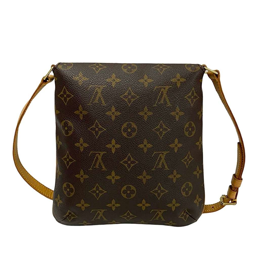 Louis Vuitton Monogram Musette Salsa PM Short Strap Brown Good condition - Back View