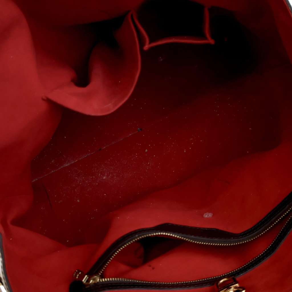 Louis Vuitton Damier Ebene Hampstead MM Brown Good condition - Model View