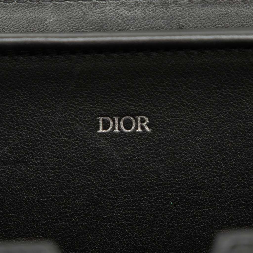 Dior Leather Dial Ultra Pouch Messenger Bag Black Leather Good condition - Box View