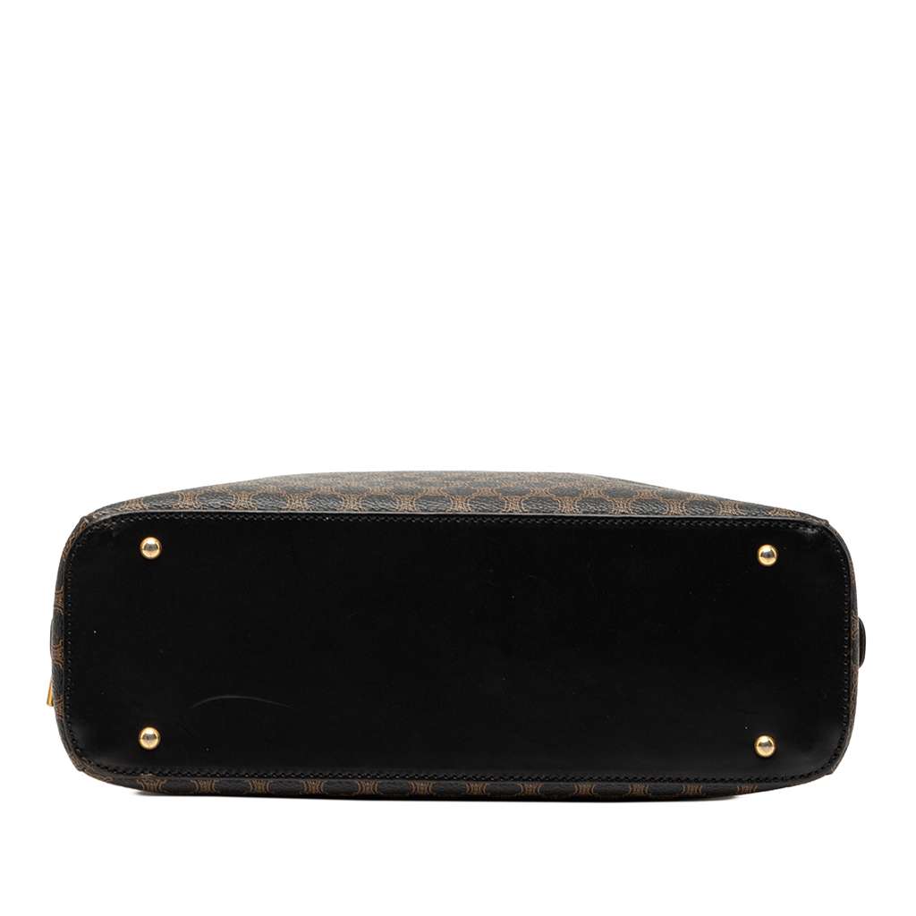 Celine Macadam Coated Canvas Dome Handbag Brown Canvas Good condition - Inside View