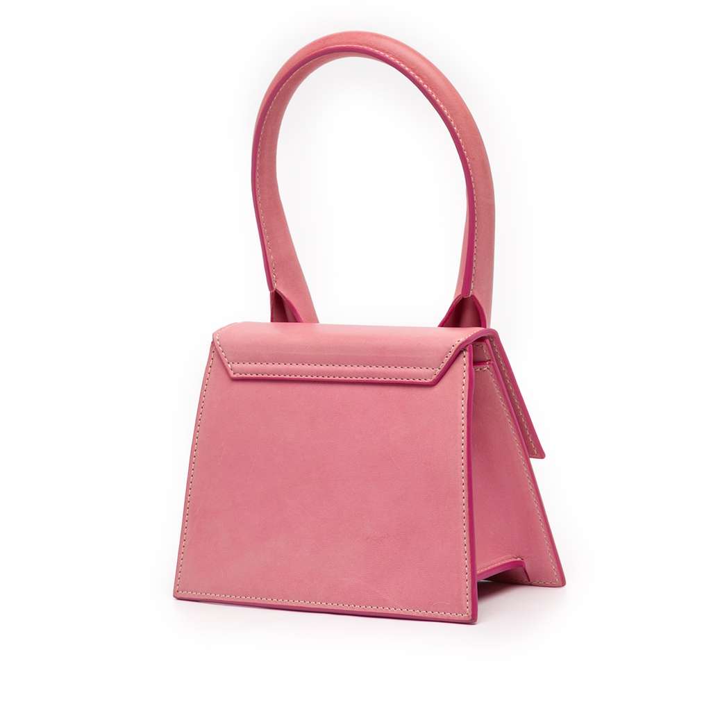 Jacquemus Leather Le Chiquito Moyen Pink Leather Fair condition - Back View