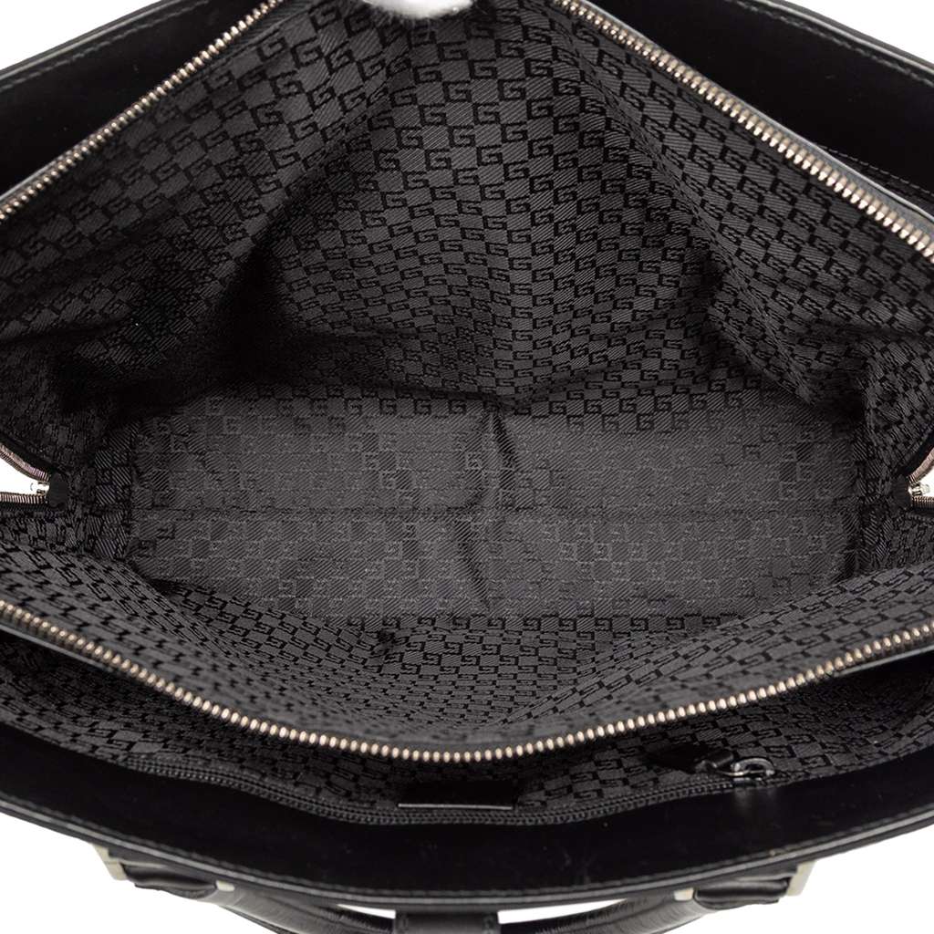 Gucci Canvas Business Bag Black Canvas Good condition - Model View