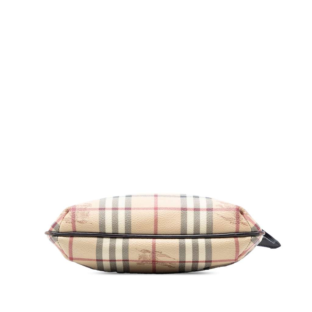 Burberry Haymarket Check Coated Canvas Crossbody Brown Canvas Good condition - Inside View