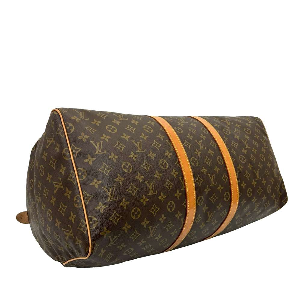 Louis Vuitton Monogram Keepall 55 Brown Good condition - Inside View