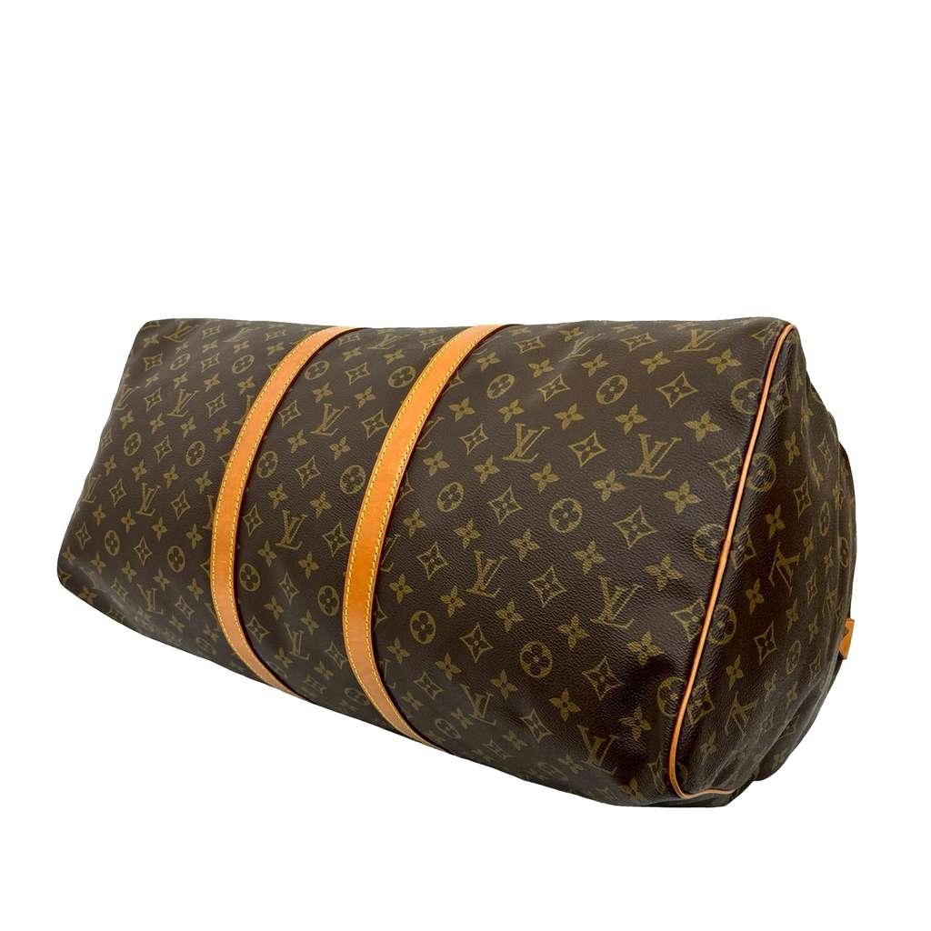 Louis Vuitton Monogram Keepall 55 Brown Good condition - Model View