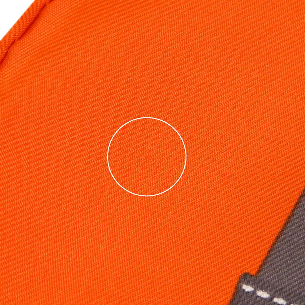 Hermès Bolduc Silk Scarf 90 Orange Silk Good condition - Box View