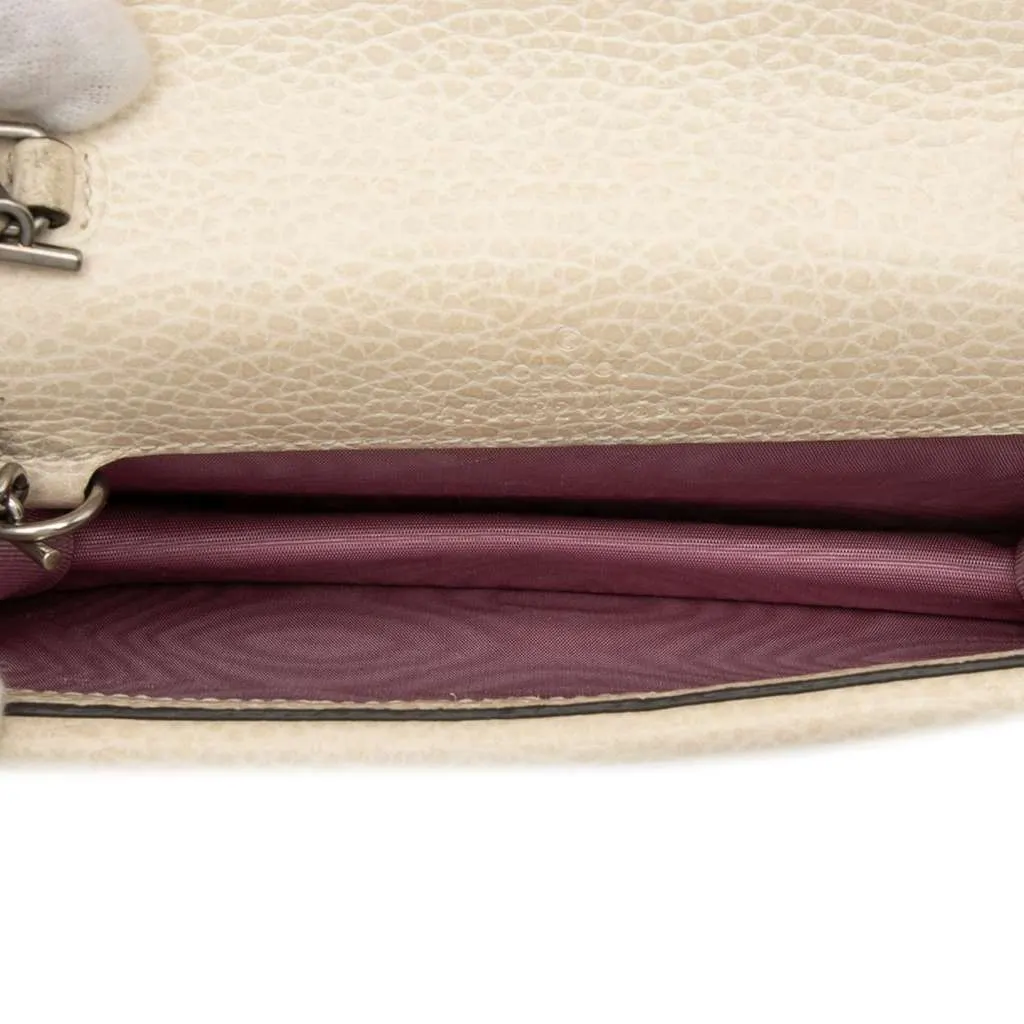 Gucci Mini Dionysus Leather Crossbody Brown Leather Very good - Model View