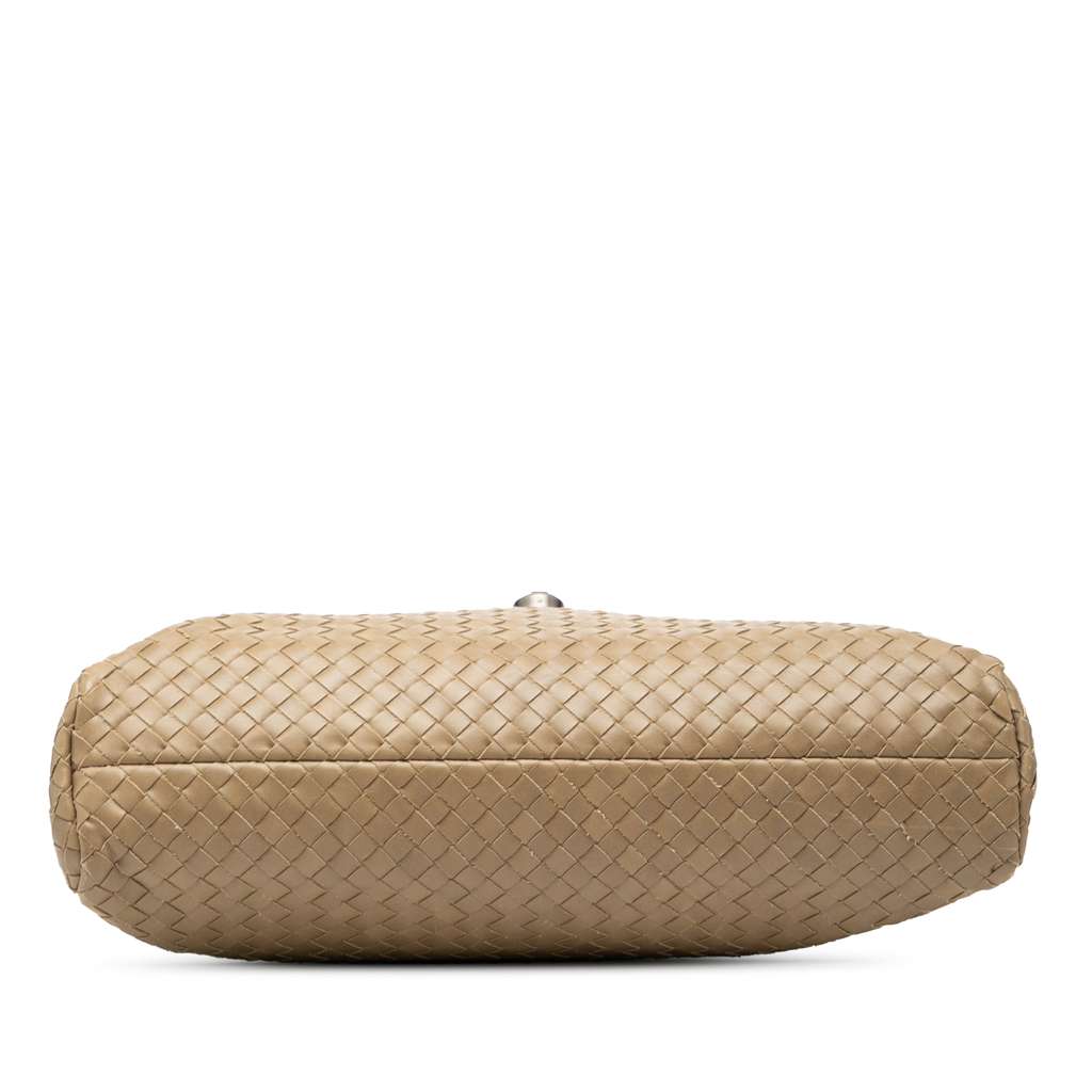 Bottega Veneta Nappa Intrecciato Business Bag Brown Leather Good condition - Inside View