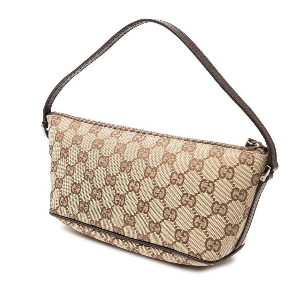 Gucci GG Canvas Boat Brown Canvas Good condition - Back View