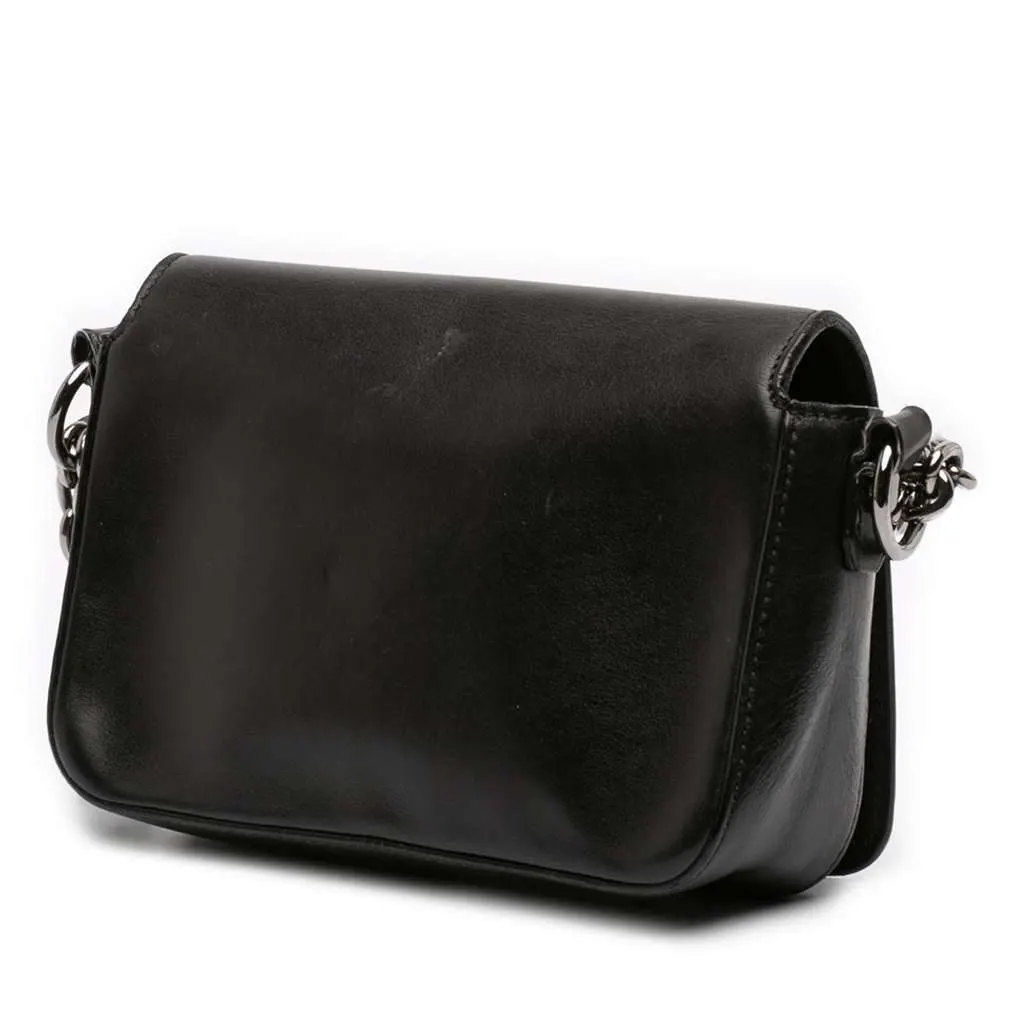 Tom Ford Mini Leather Natalia Crossbody Black Leather Good - Back View