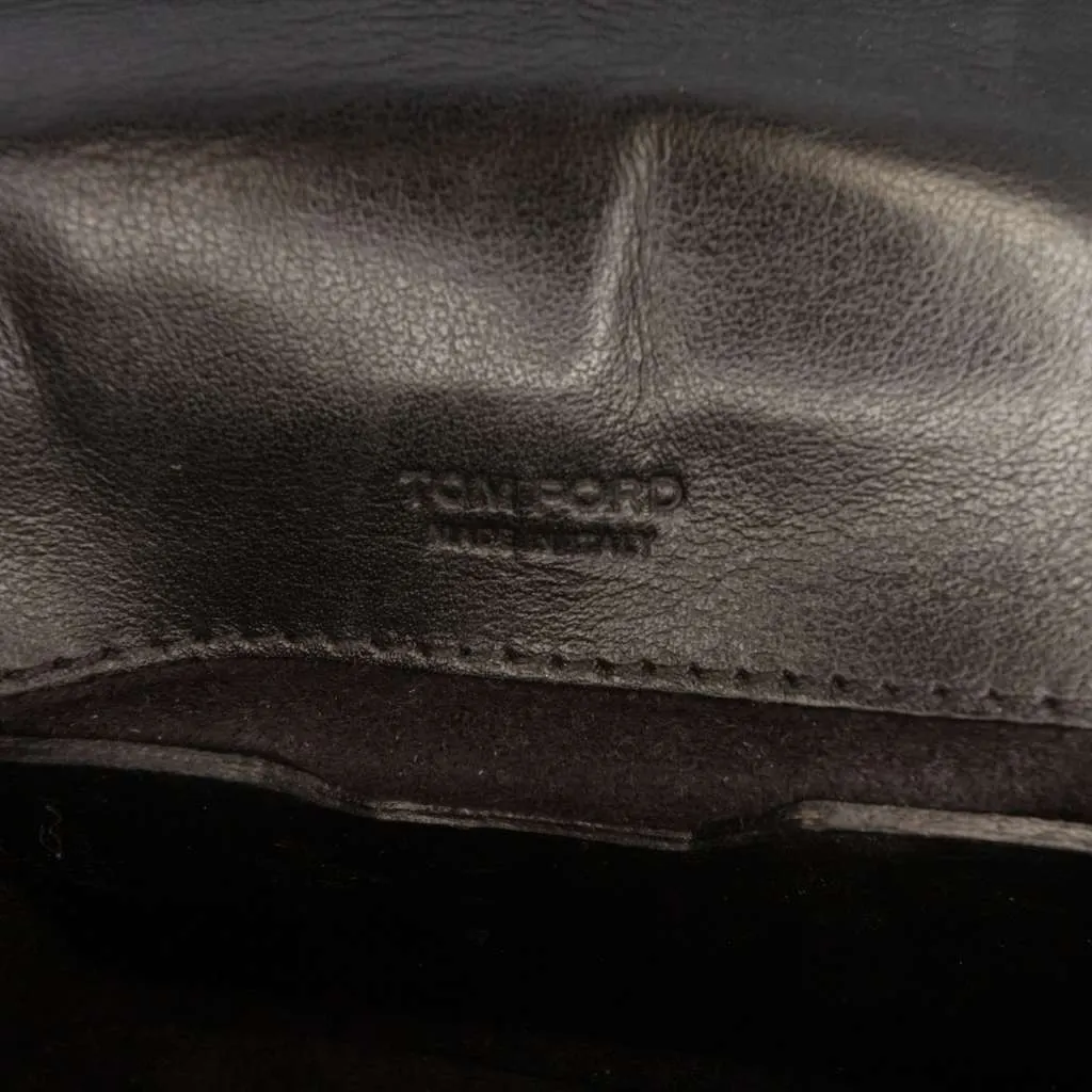 Tom Ford Mini Leather Natalia Crossbody Black Leather Good - Box View